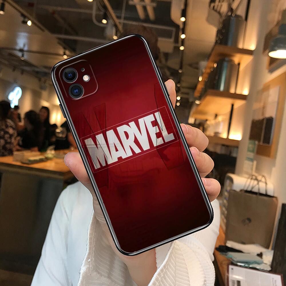 Чехол для телефона с логотипом Marvel Мстители для iphone 13 Pro Max 12 11  Pro Max 8 PLUS 7PLUS 6S XR X XS 6 mini se | AliExpress