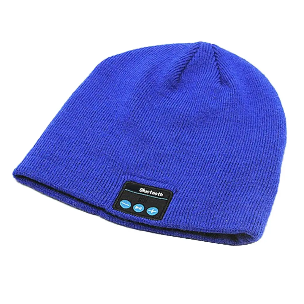 Bluetooth Beanie Hat Headset Knit Headphone Speaker Hat Skiing Running Walking