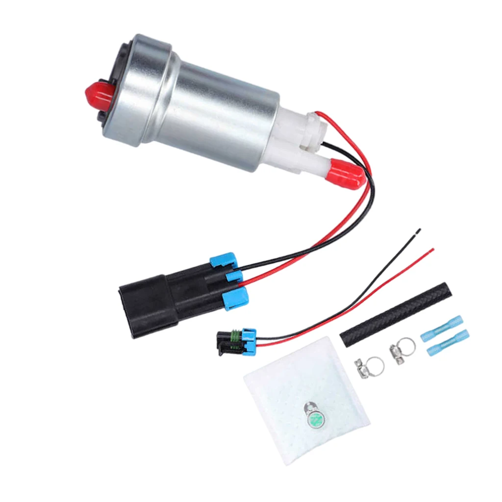 F90000274 Fuel Pump Kit High Flow Universal 450Lph 125-190 Aembly High Preure with Install Kit for Honda Truck Vehicle