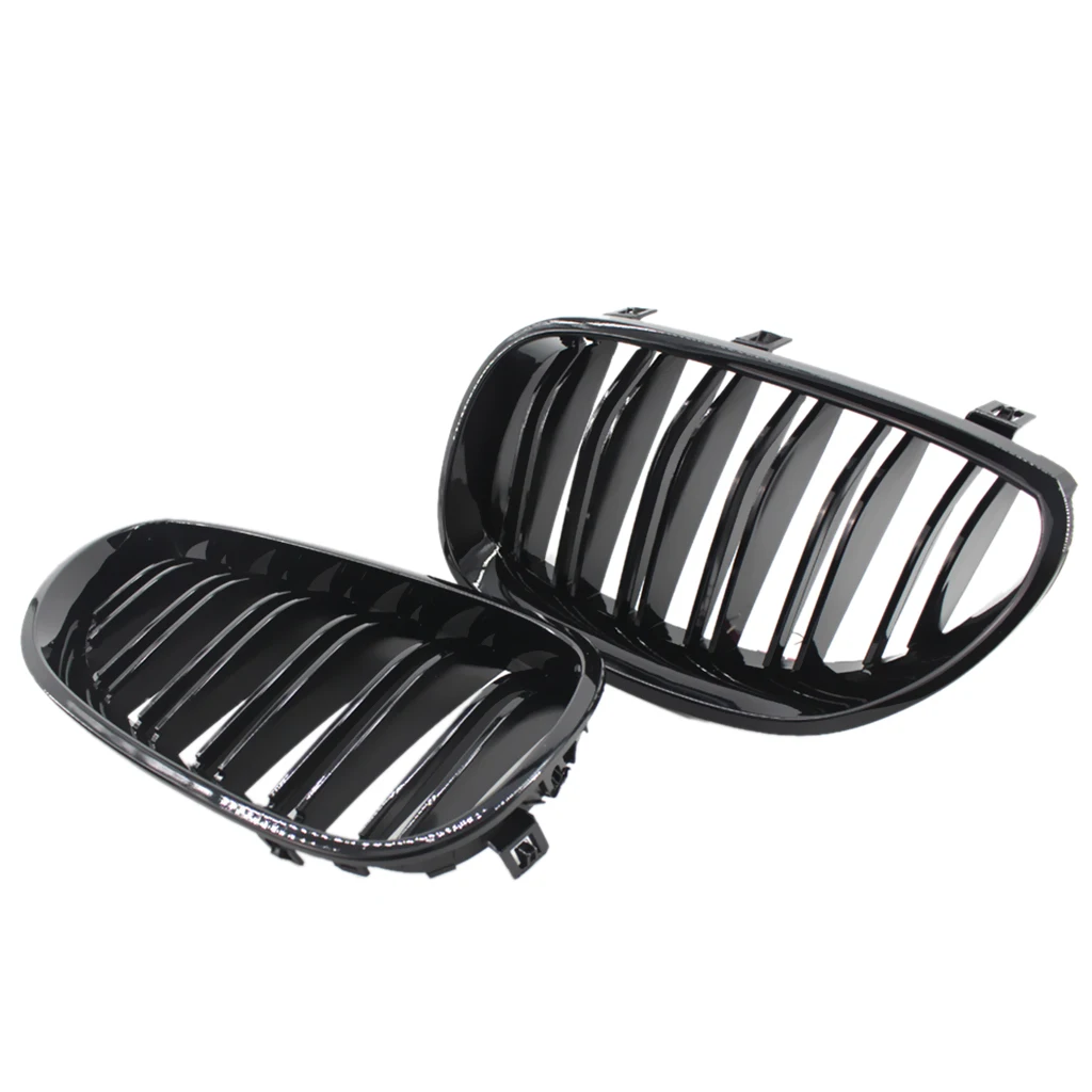 Glossy Black Front Grill, Grille Refit for  E60 5Series 2003-2010 51712155447