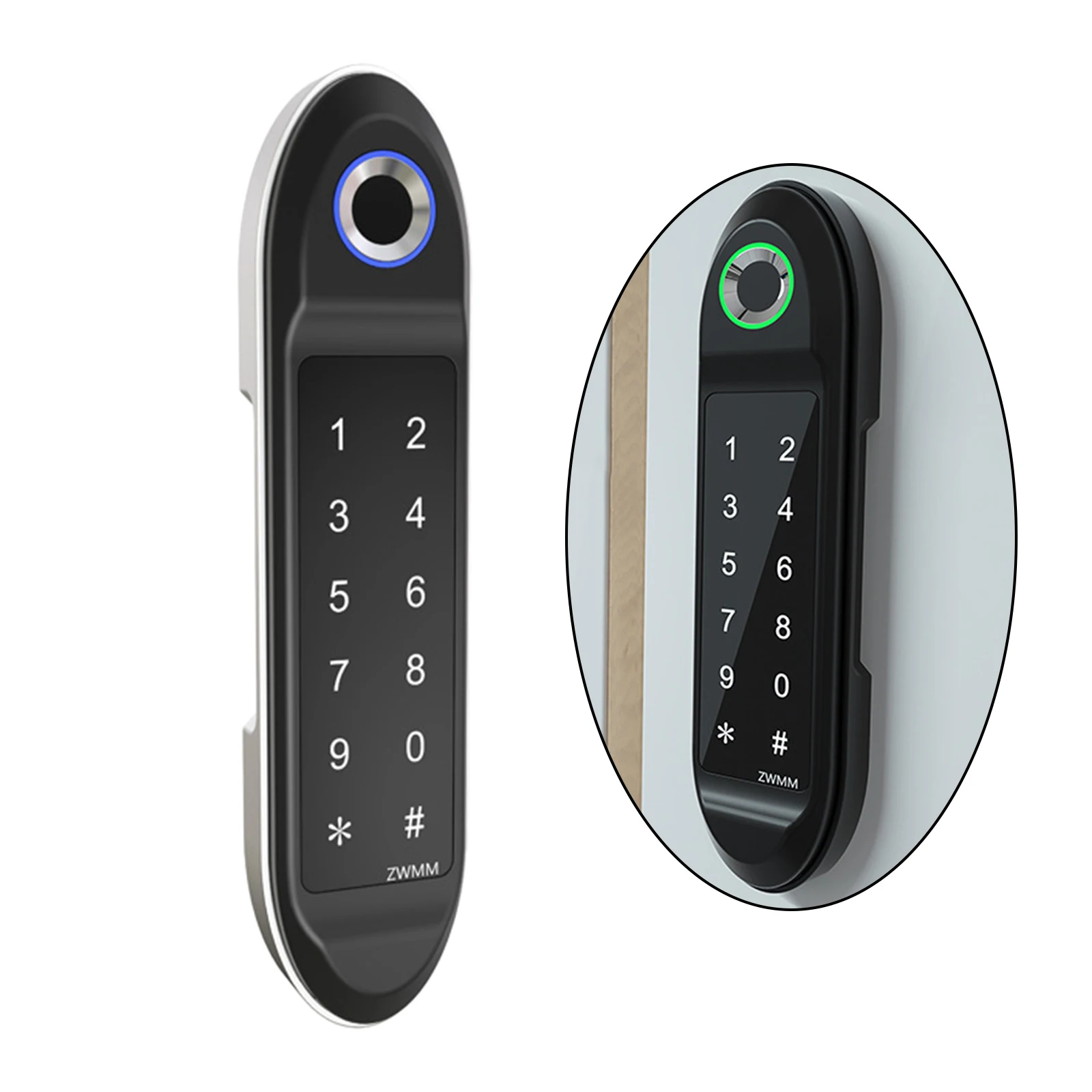 Fingerprint Password Cabinet Door Locks Keyless Entry Lock for Home Security