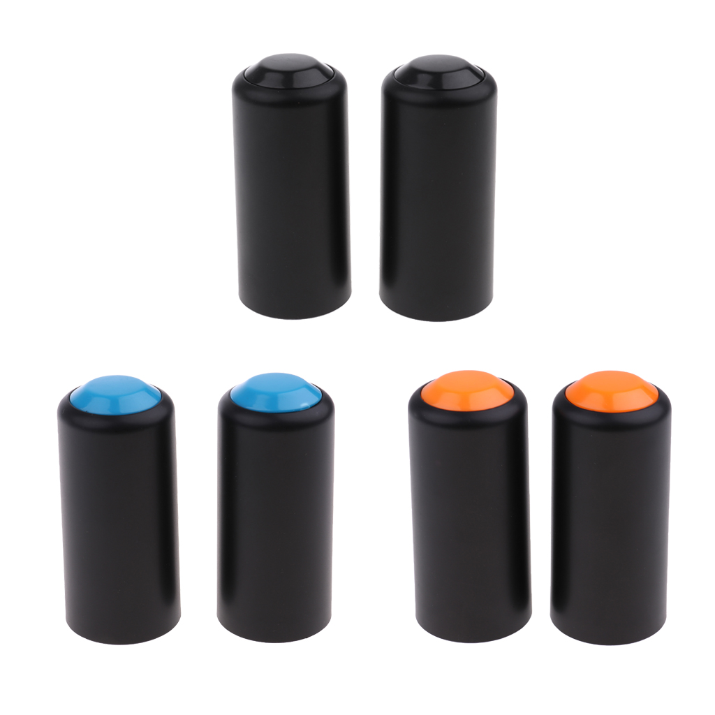 2 Pieces Battery Screw on Cap Cup Cover for Wireless Microphone Mic