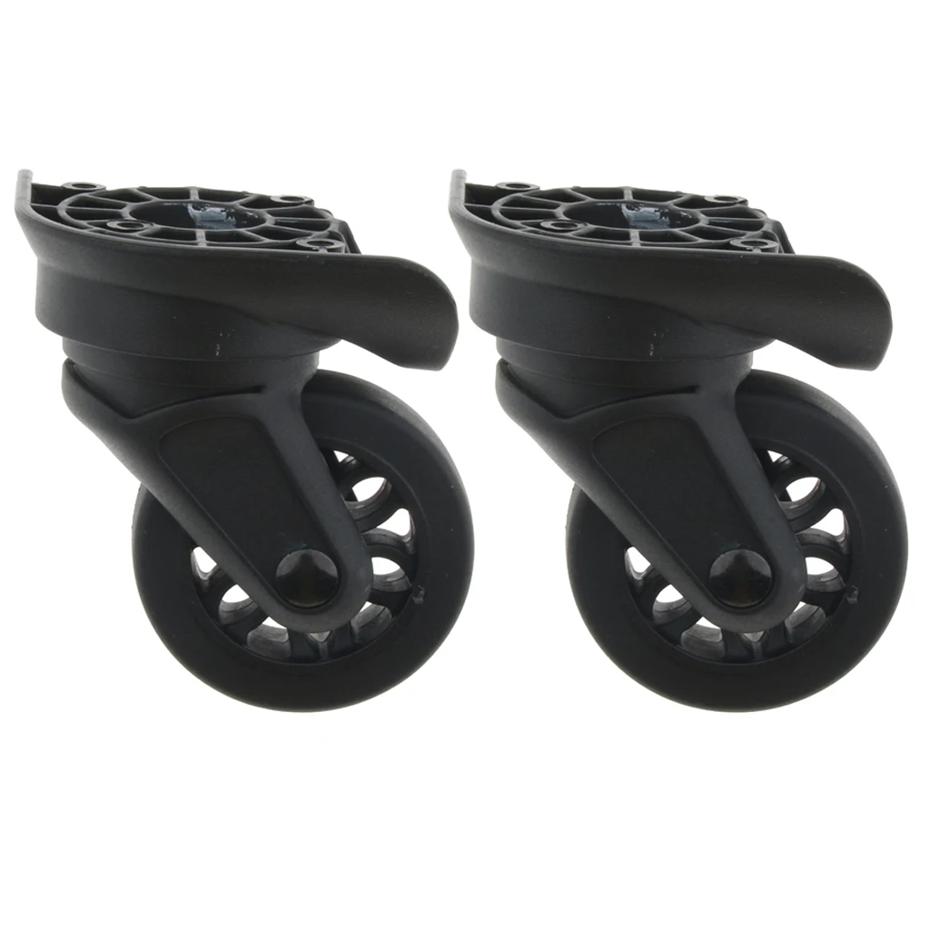 1 Pair Swivel Suitcase Luggage Wheels Replacement Casters for Travel Bag A90