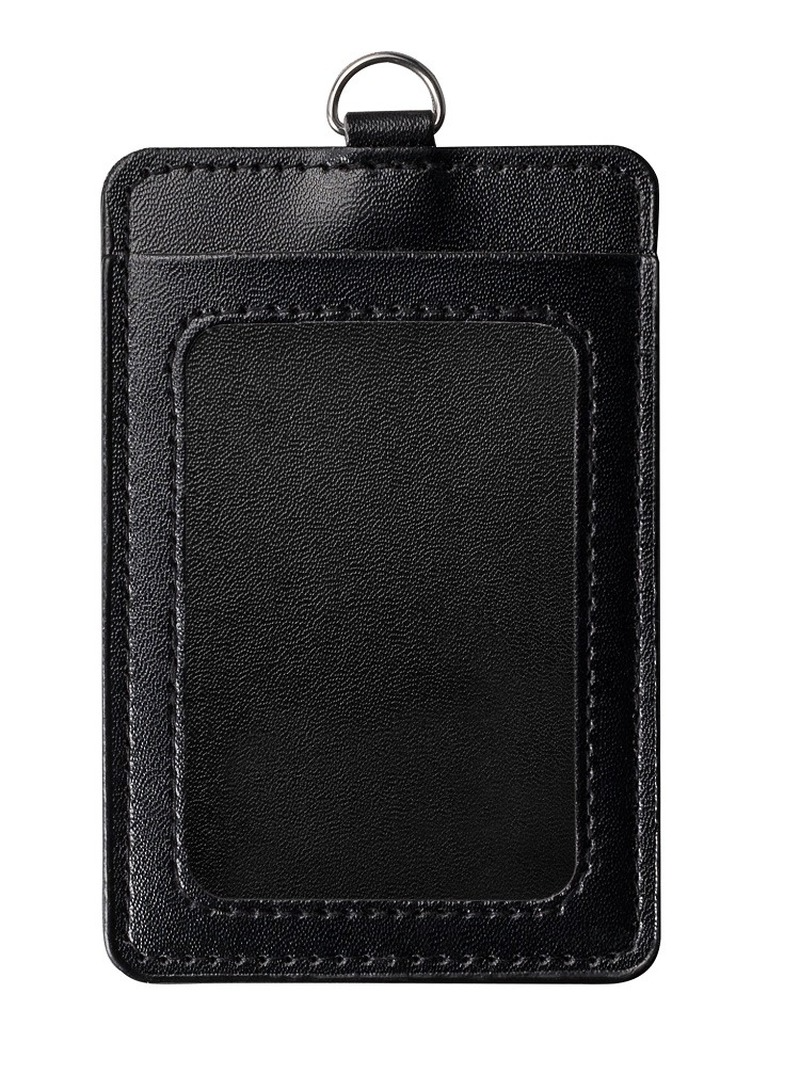 1pc PU Leder Karte Halter Bus Karte Fall Student Pass Karte Schutzhülle Schule Krankenschwester Zubehör Id Karten Halter – Detail 6
