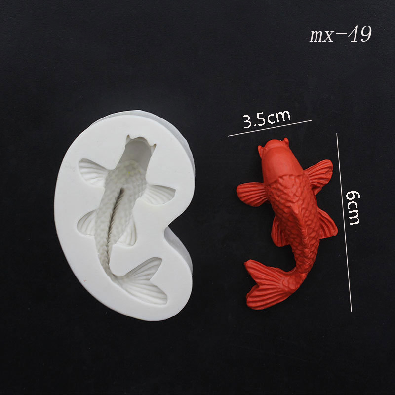 Description Picture 5 of item3D Shell Starfish Fondant Cake Mold Silicone Mold Set Mermaid Tail Sea Animal Cake Decorating Tools DIY Craft Fondant Molds