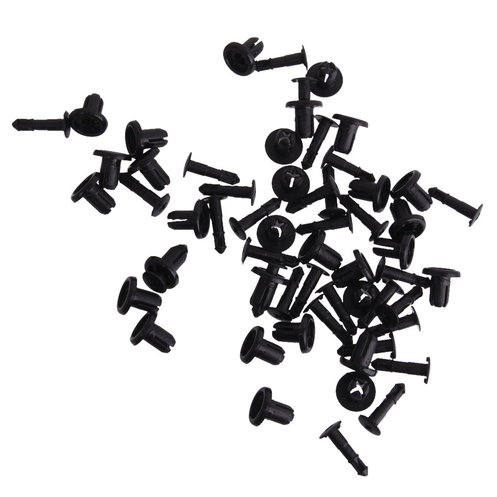 30pcs Bumper Fastener Rivet Retainer Clips for GM Nissan Replacement