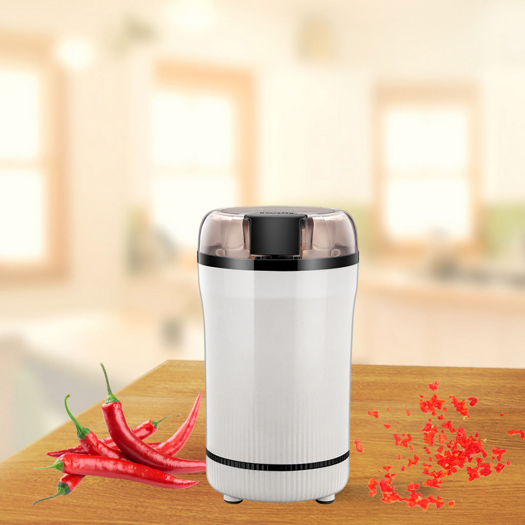 Electric Grinder Stainless Steel Blade Mini Delicate Grinding for Nut Herb Dried Chili Family Baby food supplement machine