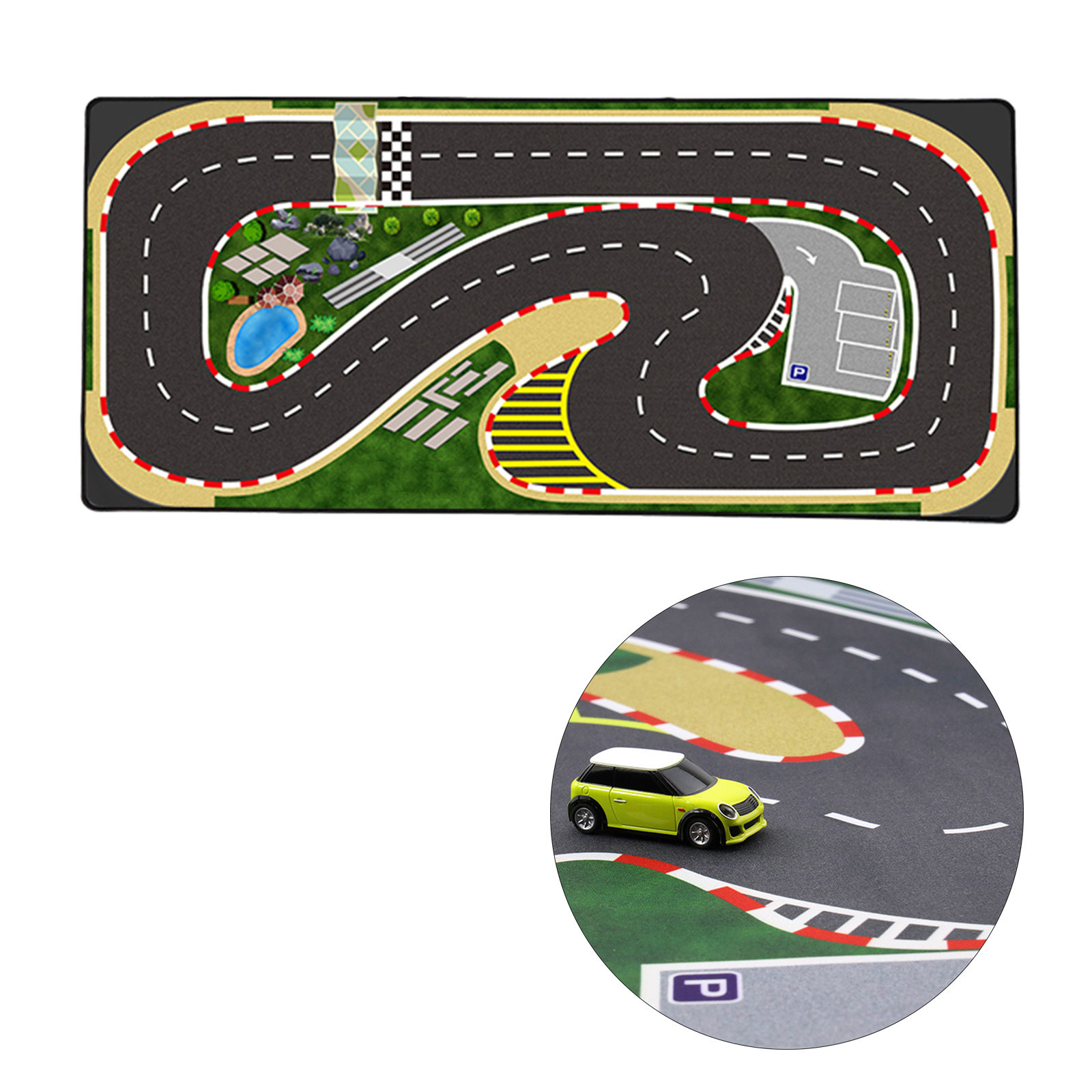 mini car track toy