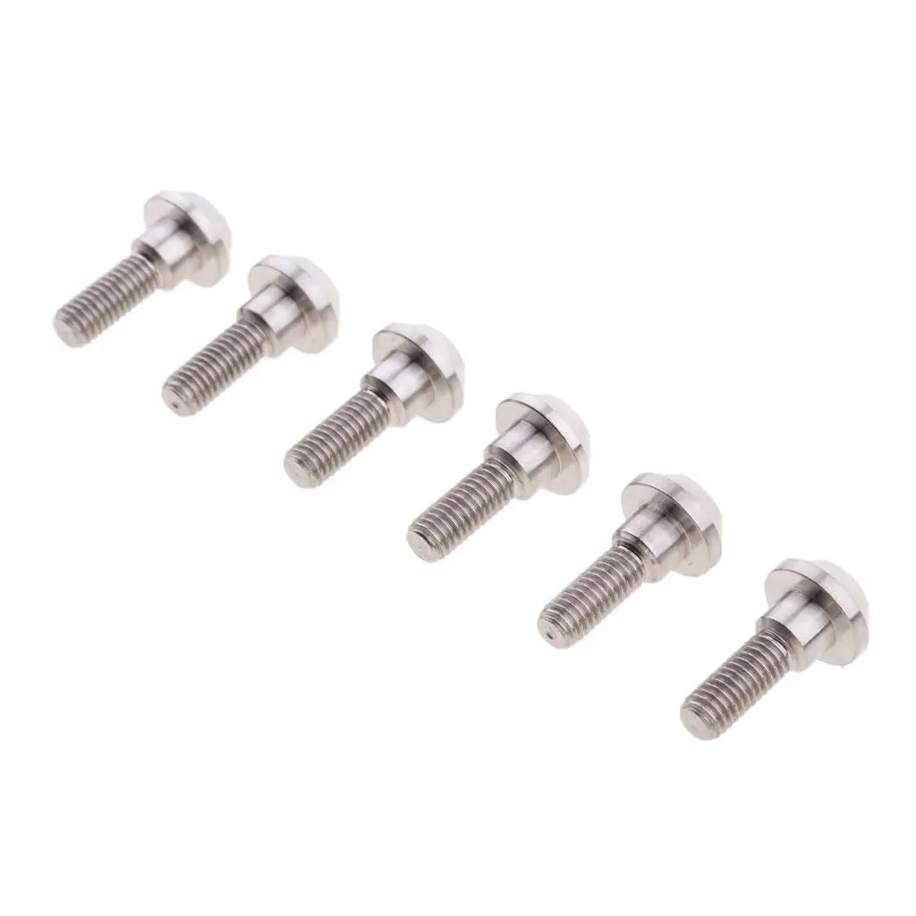 6 Pcs M6 X 20mm Titanium Ti Disc Brake Rotor Bolts For Suzuki GSXR Yamaha R1 Upgrade Kit Save Weight & Never Rust