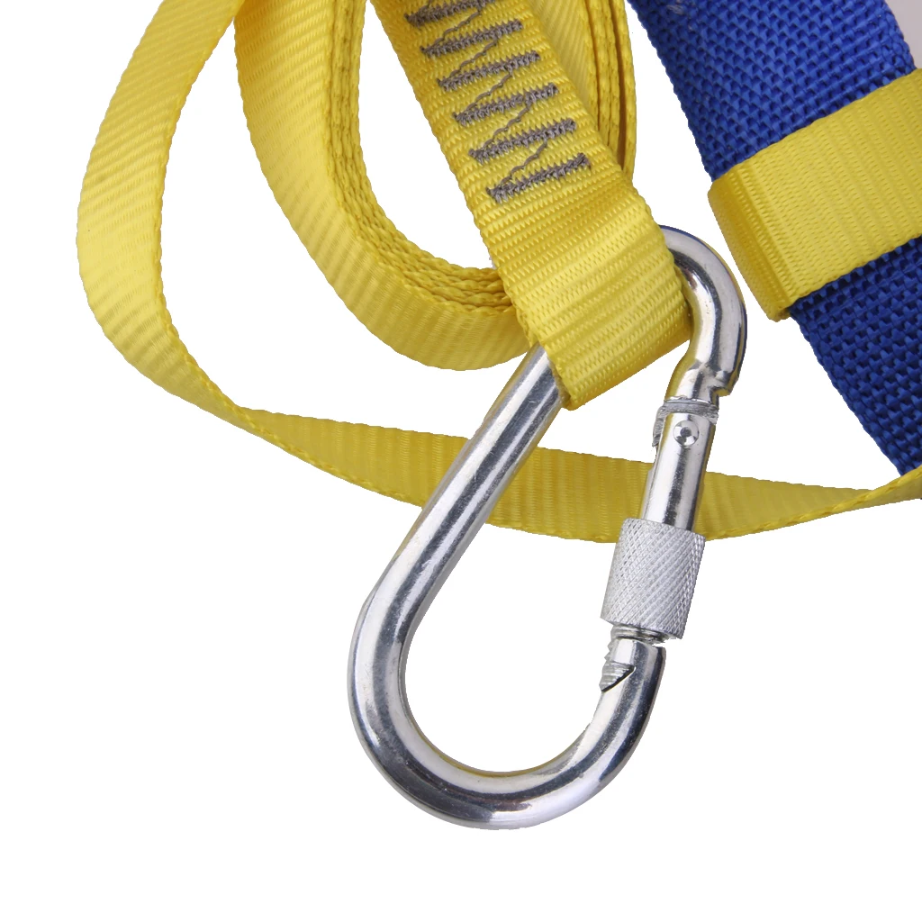Rock Climbing Harness Waist Belt Fall Arrest Protection Safety Lanyard Equip