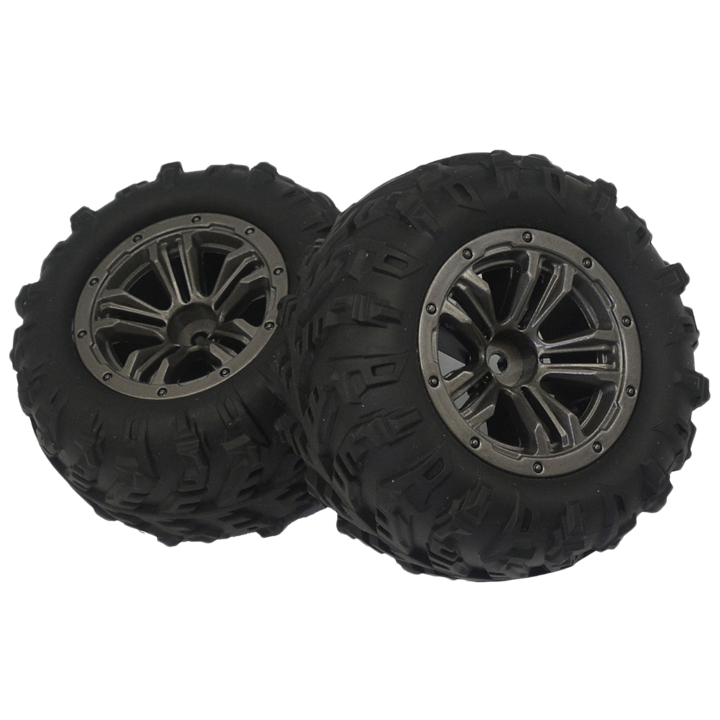 1Pair RC Car Wheel Tyres Accessory for Xinlehong Q901 Q902 Replacements