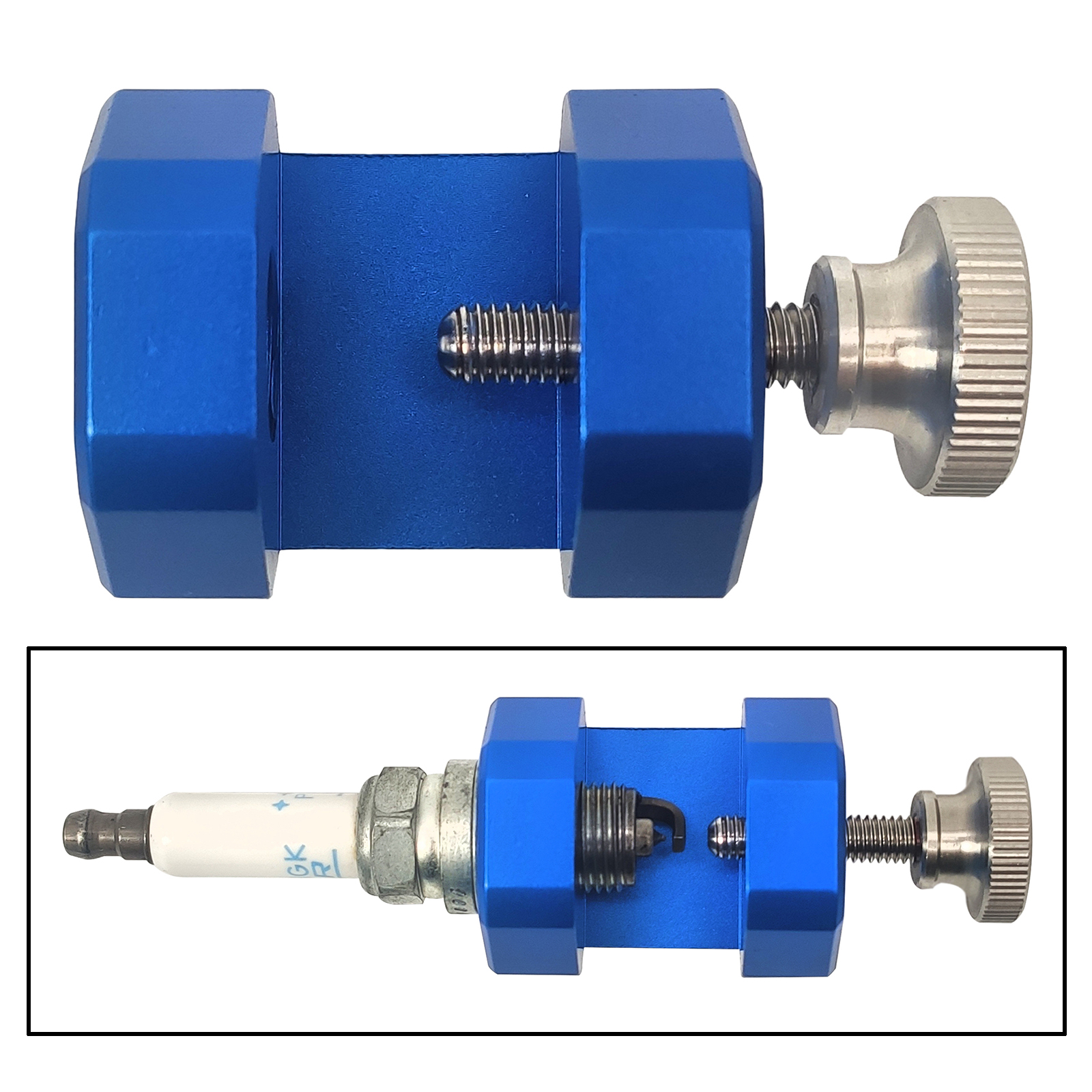 Durable Universal Car Precision Engine Spark Plug Gap Tool 14mm Aluminum