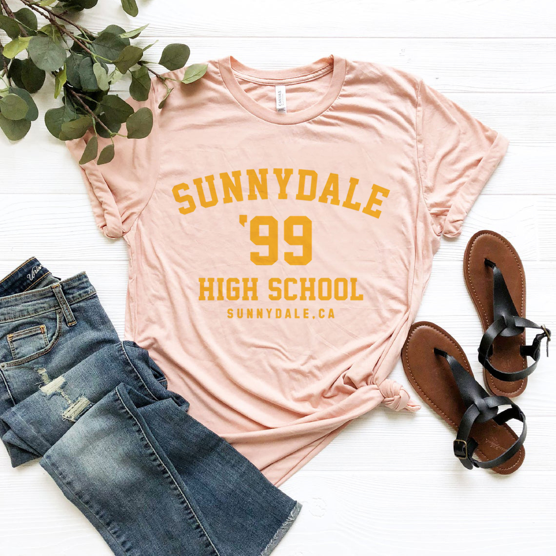 Sunnydale 99 High School Student Unisex T-shirts Sunnydale Summer Fashion Graphic Tee Women Casual Harajuku Shirt Casual Tops