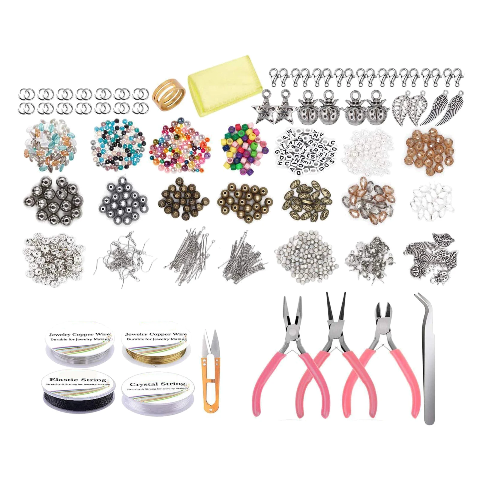 1171 Pcs / Set Jewelry Making Supplies for Bracelet Jewelry Making Kit