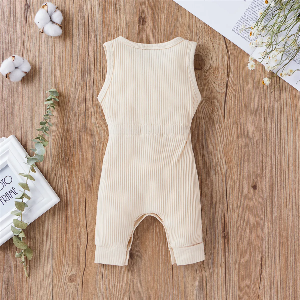 Newborn Knitting Romper Hooded  Newborn Baby Sleeveless Ribbed Solid Romper Jumpsuit Stylish Romper Jumpsuit for Kids Boys Girls 0-18M Baby Bodysuits are cool
