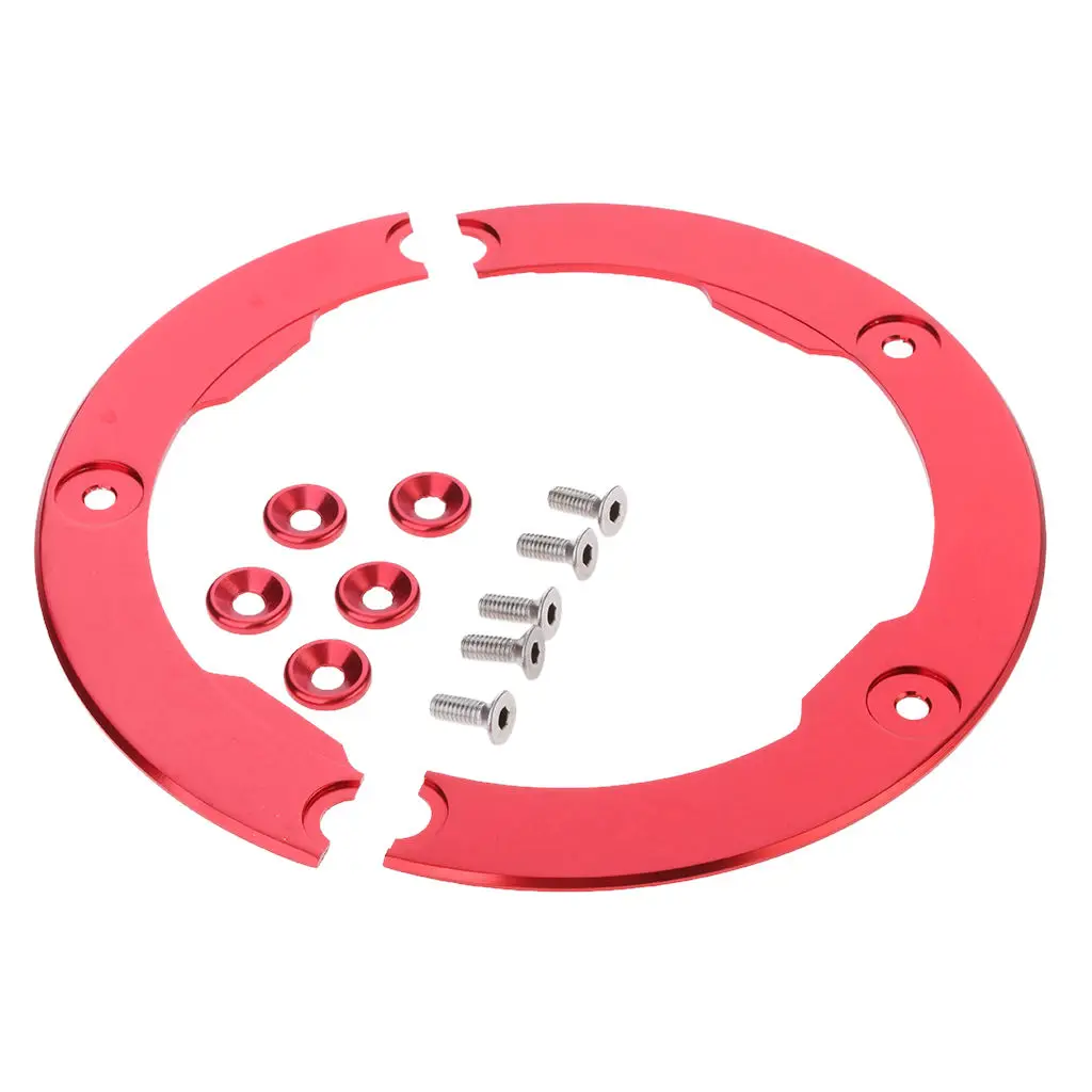Red Motorbike CNC Aluminum Transmission Belt Pulley Cover for Yamaha TMAX530