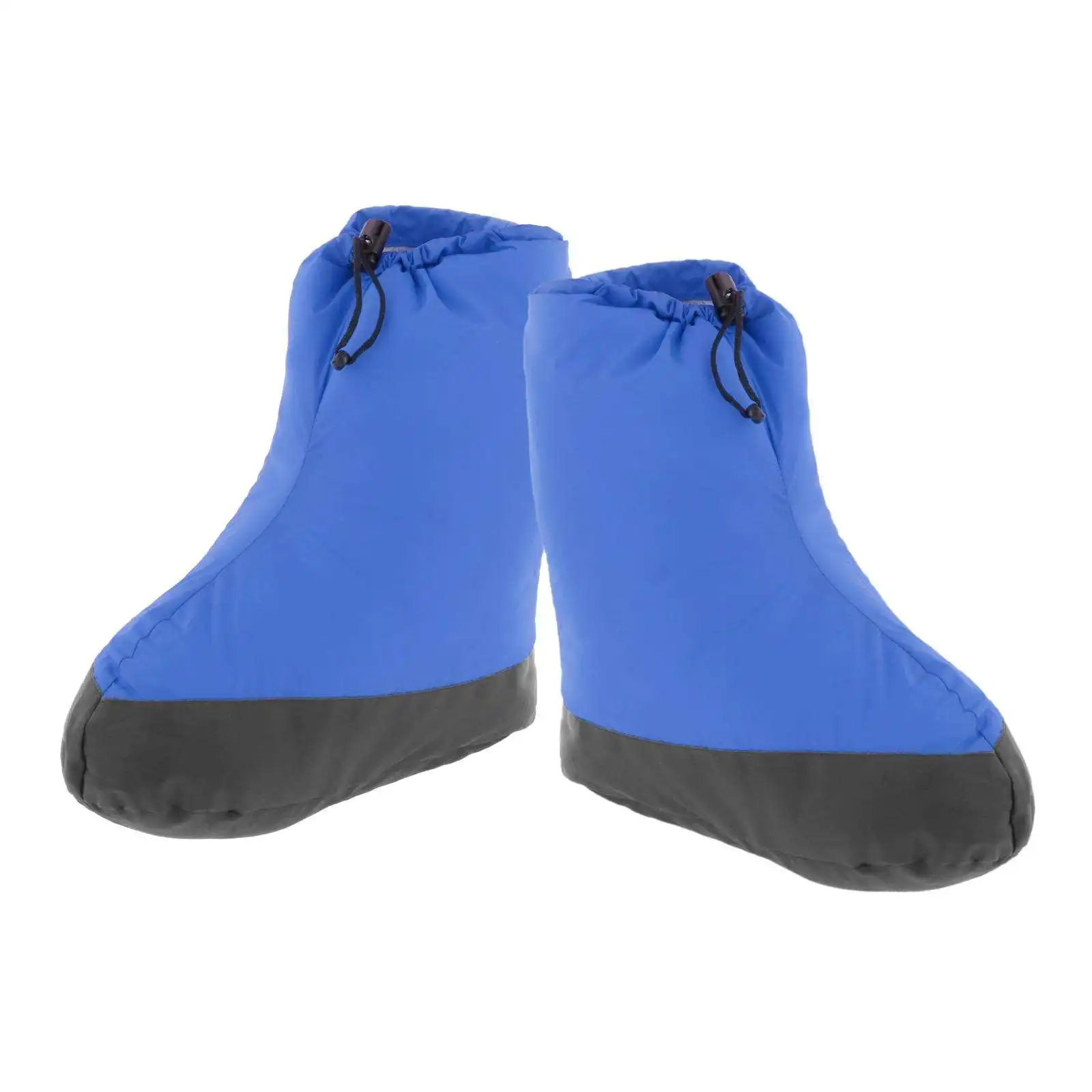 Down Booties Water-Resistant Warm Ultralight Winter Down Filled Slipper Boots Socks Slippers for Backpacking Camping Outdoor