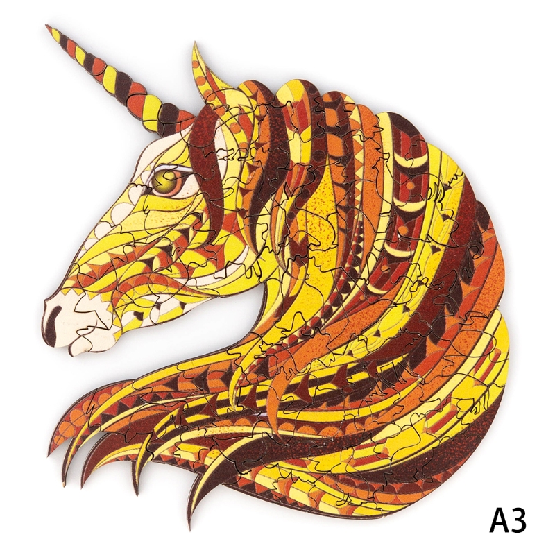 Wear-resistência de Madeira Decoração do Quarto Animal em Forma de Peça Pegged Quebra-cabeça Cérebro Teaser Crianças Escritório Ornamento Incl Original 6 High Quality Brinquedos e hobbies