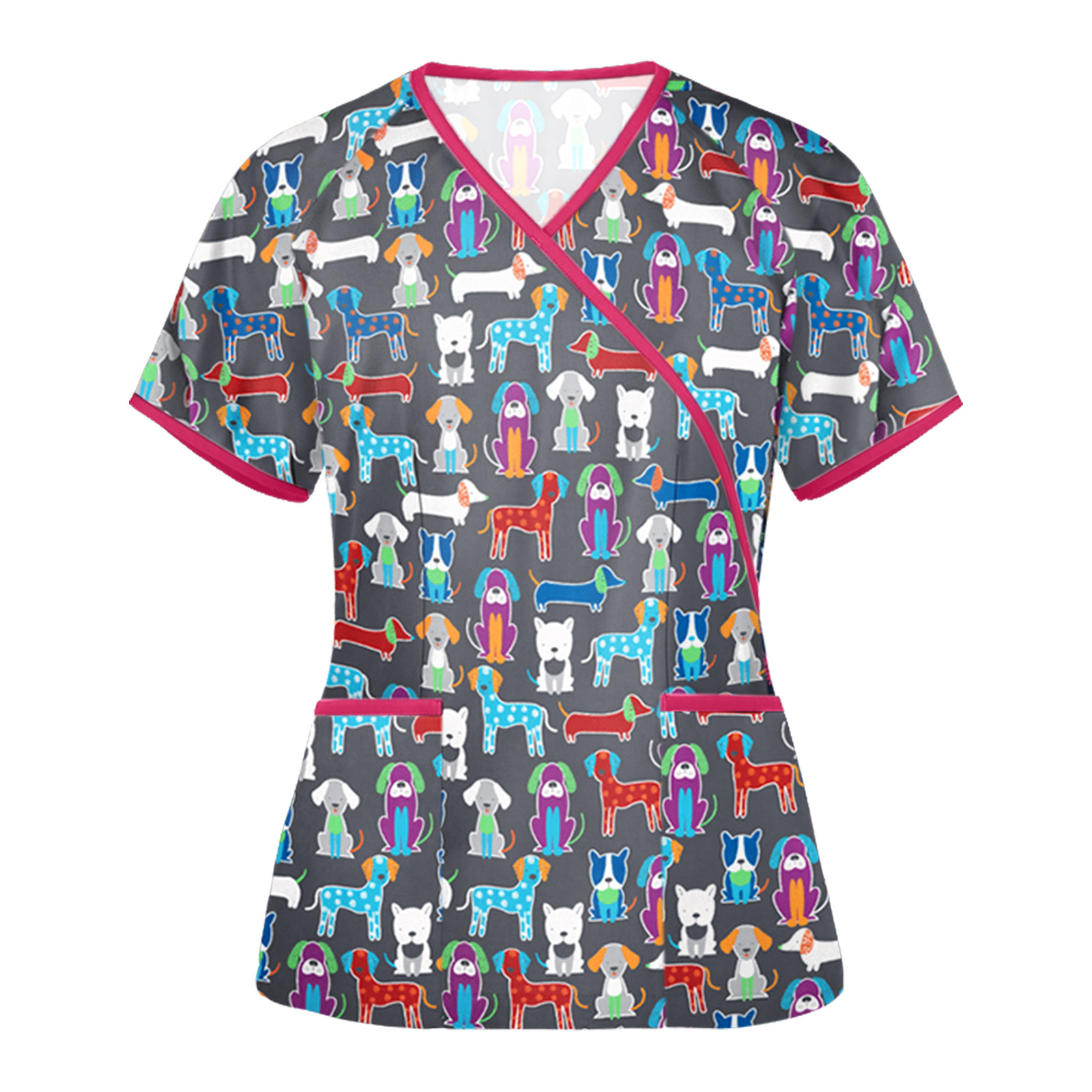 Janitorial & Sanitation Supplies Mounter Women Christmas Nurses Scrub ...