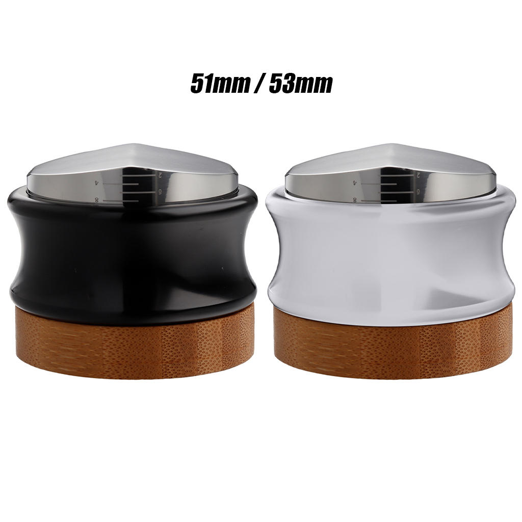 Double-Head Coffee Distributor Espresso Tamper Coffee Leveler Espresso Distribution Tool Adjustable Depth