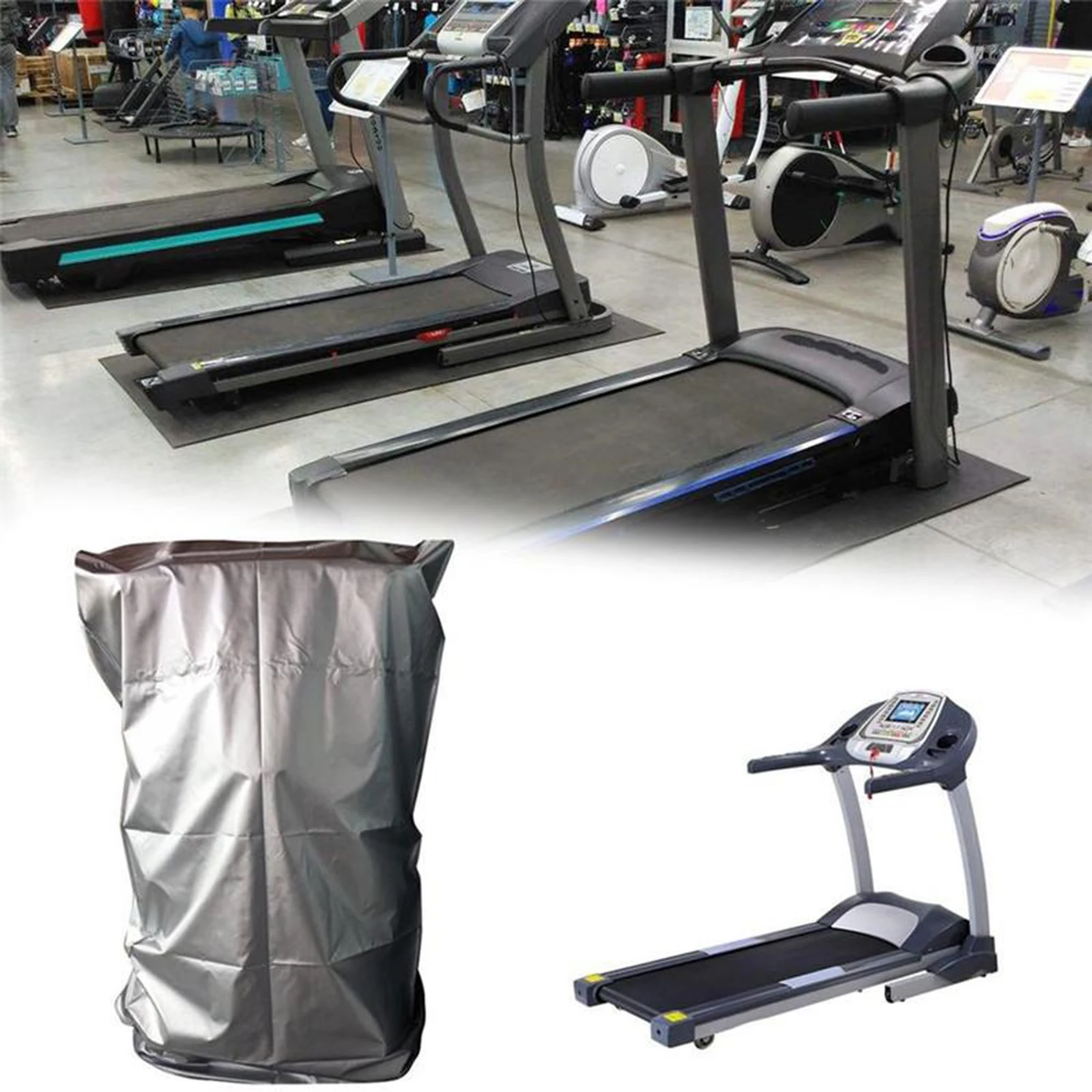 Treadmill Cover with Zipper Running Machine Shelter Waterproof Dustproof