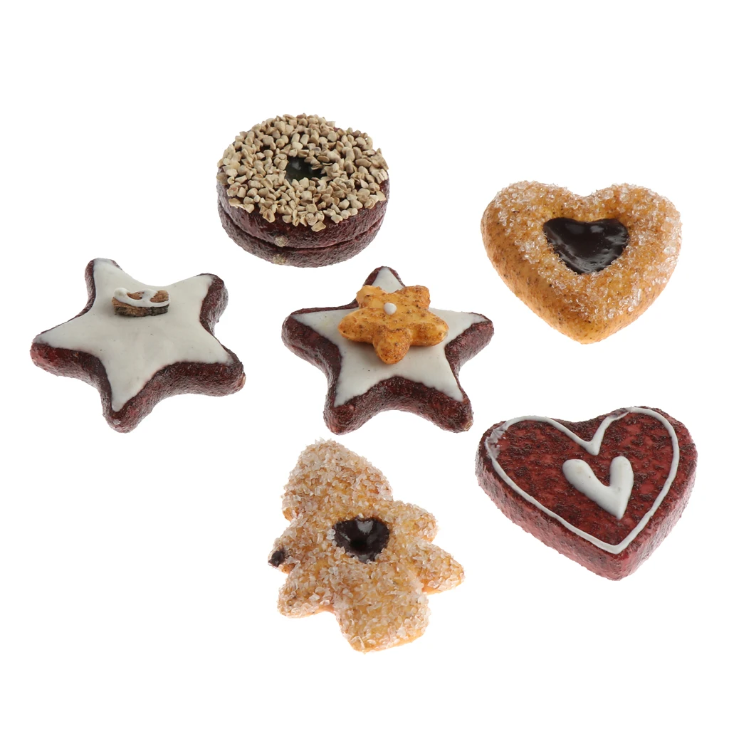 PU  Artificial Cookies Dessert for Decoration Lifelike Food Toy Biscuit Cookie