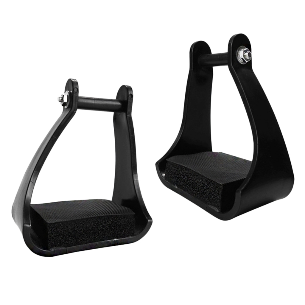 Western Saddle Stirrups Western Steel Riding Stirrups with Bands