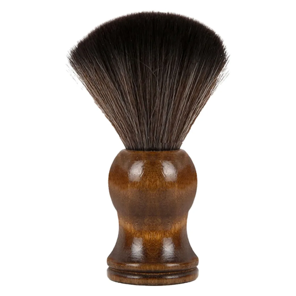 High quality Shaving Brush with Wooden Handle for Barber Shaving Tool Facial Beard Cleaning Appliance Male Shave Gifts