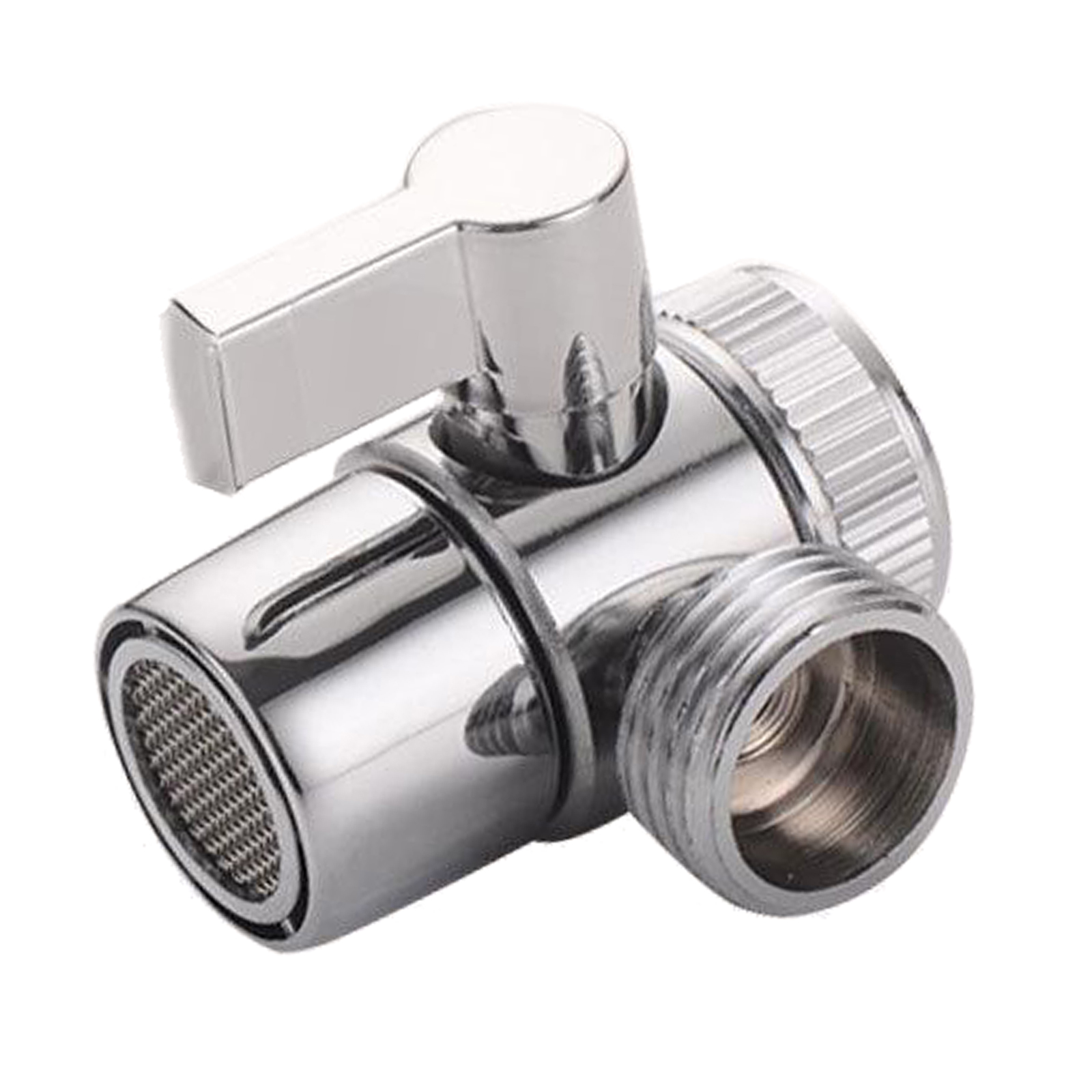 22mm Female Thread Bidet Shower Head Diverter Valve Faucet Adapter Splitter, Alloy