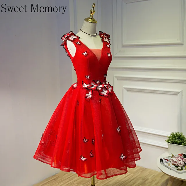  Vestidos vintage de los años 40 y 50 para mujer, vestido de  mariposa de lunares rojos, vestido de mariposa de manga larga, vestido midi  para fiesta de té, vestido de concierto