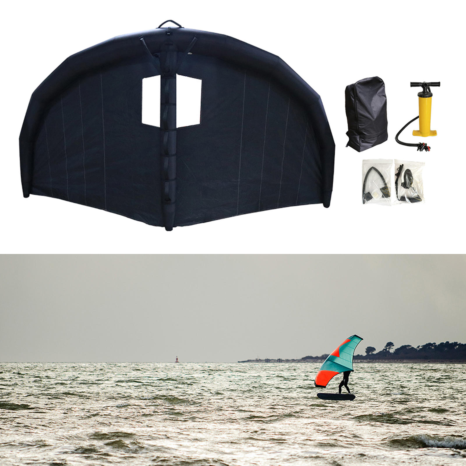 Wing Foil Windsurfing Handheld Kitesurfing Kites Fly Hydrofoil Kiteboarding