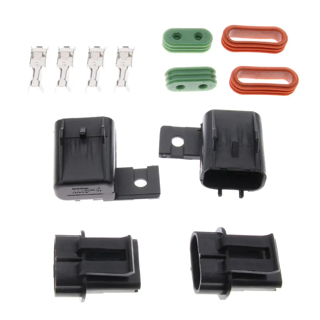 2 Sets Universal Car Truck Blade Fuse Box Holder Circuit With Terminals Kits