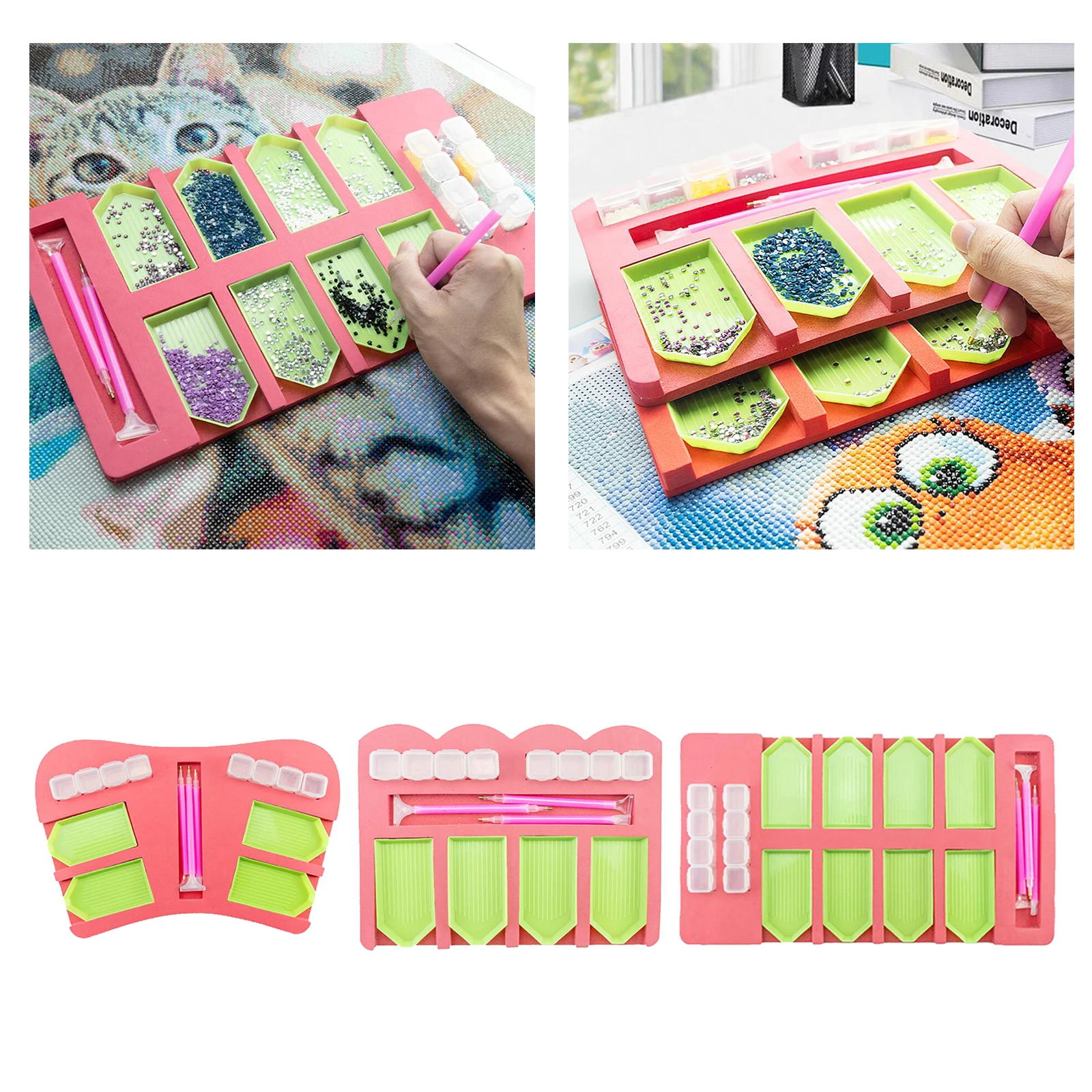 Diamond Painting Tray Organizer Holder DIY Diamond Painting Kit Drill