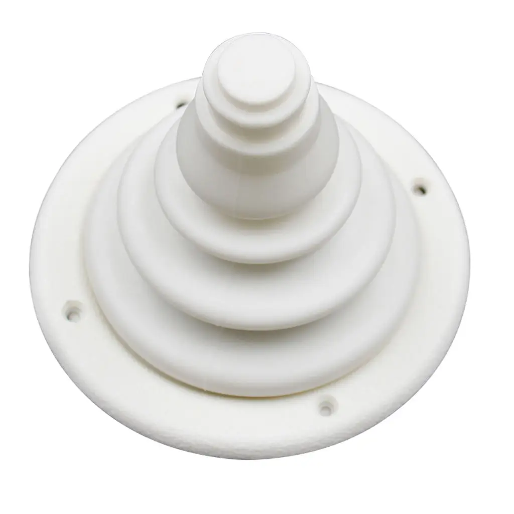 4 inch 100mm Marine Rigging and Cable Boot for Boats - Rigging Hole Cover Plastic - White