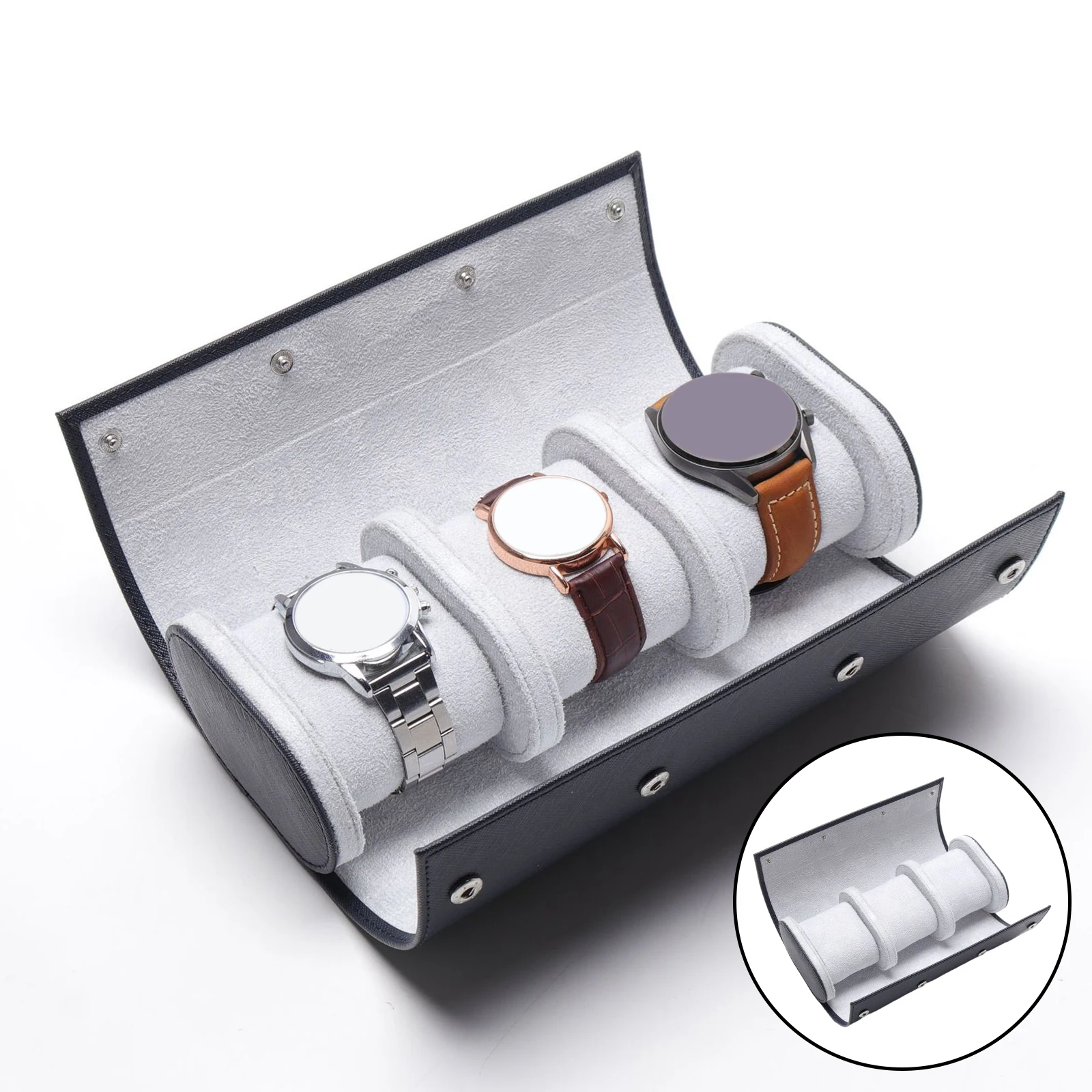 Classic Watch Roll Travel Case Handmade Gifts for Business Mother`s Day 1PC