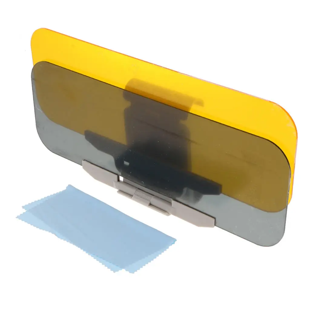 Day & Night Anti- Car Windshield Visor 2 in 1 Sun Shield Driving Mirror