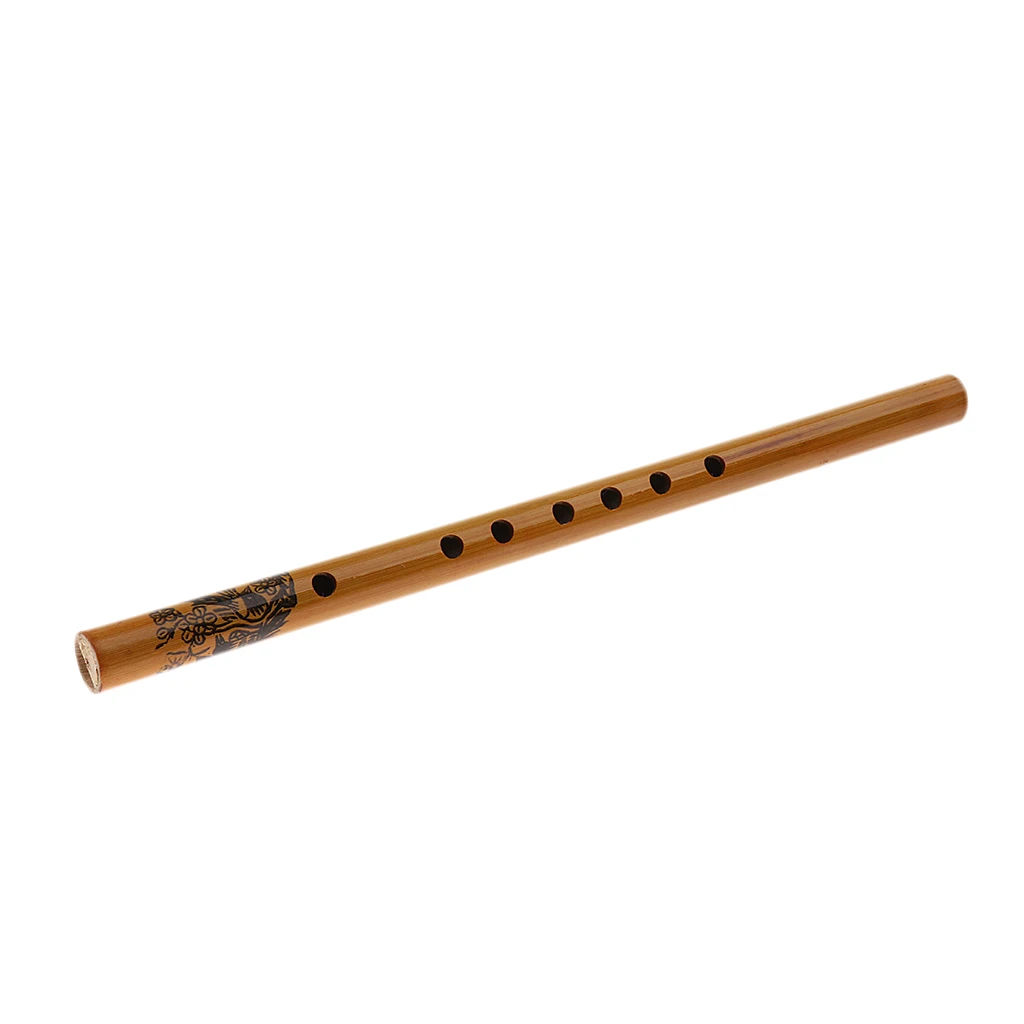 Professional Traditional Bamboo Flute Xiao Dizi Handicraft Gift for Friends Students Family 33cm