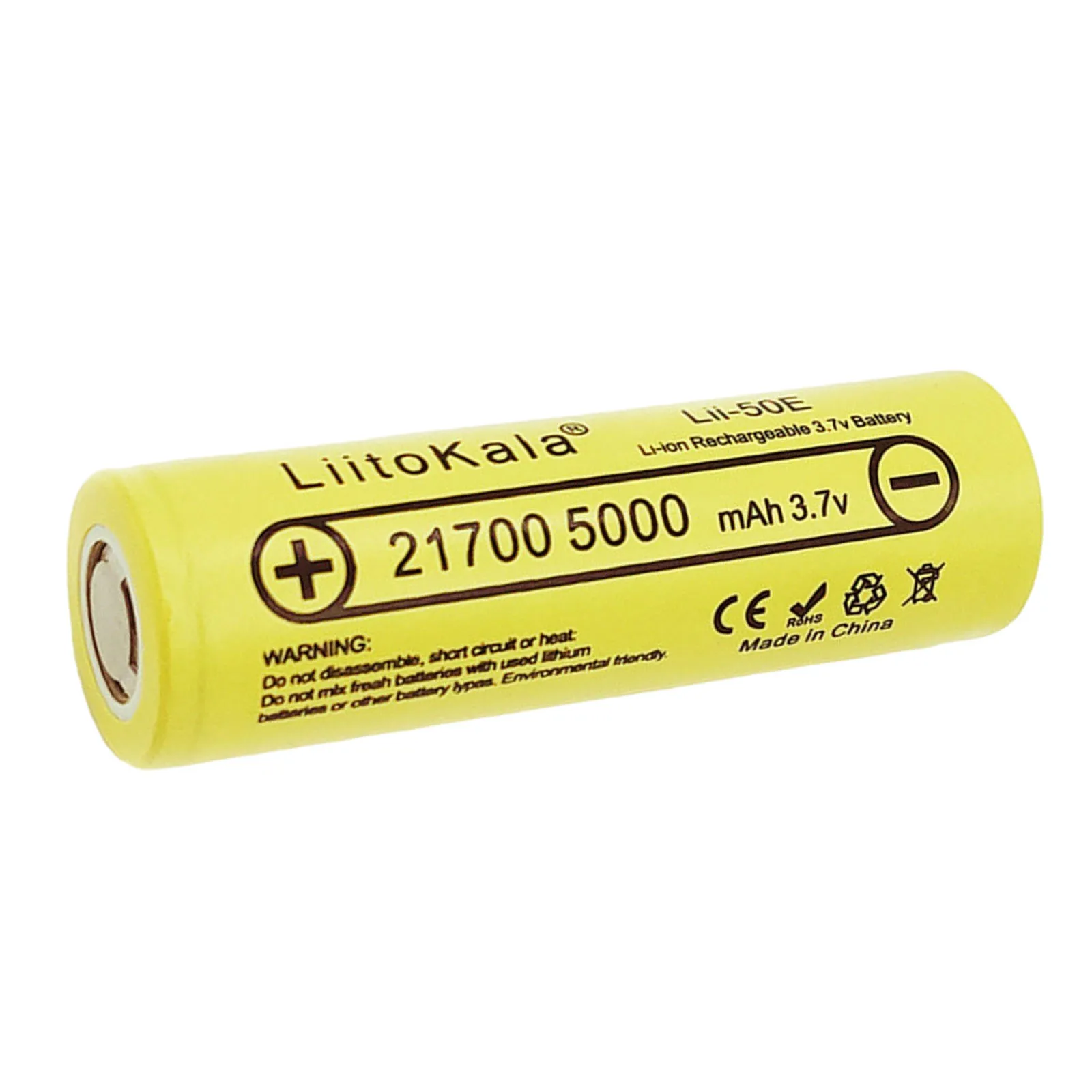 2020 Lii-50E 3.7V 21700 5000mAH Li-Ni Battery For High-power Appliances