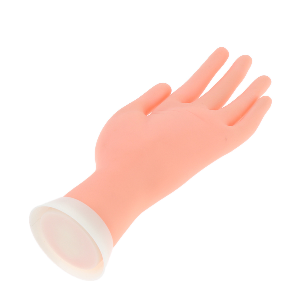 Professional Bendable Flexible Mannequin Hand Display Tool for Nail Art Training Practice DIY Nails Crystal Nails