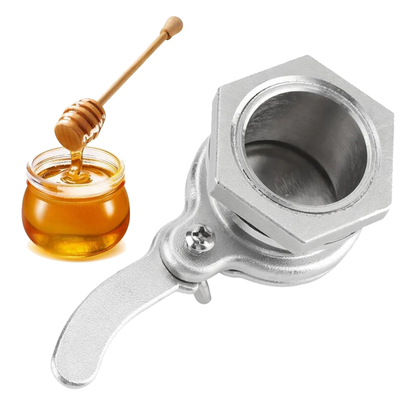 Food Grade Stainless Steel Honey Gate Valve Honey Extractor Garden Supplies 