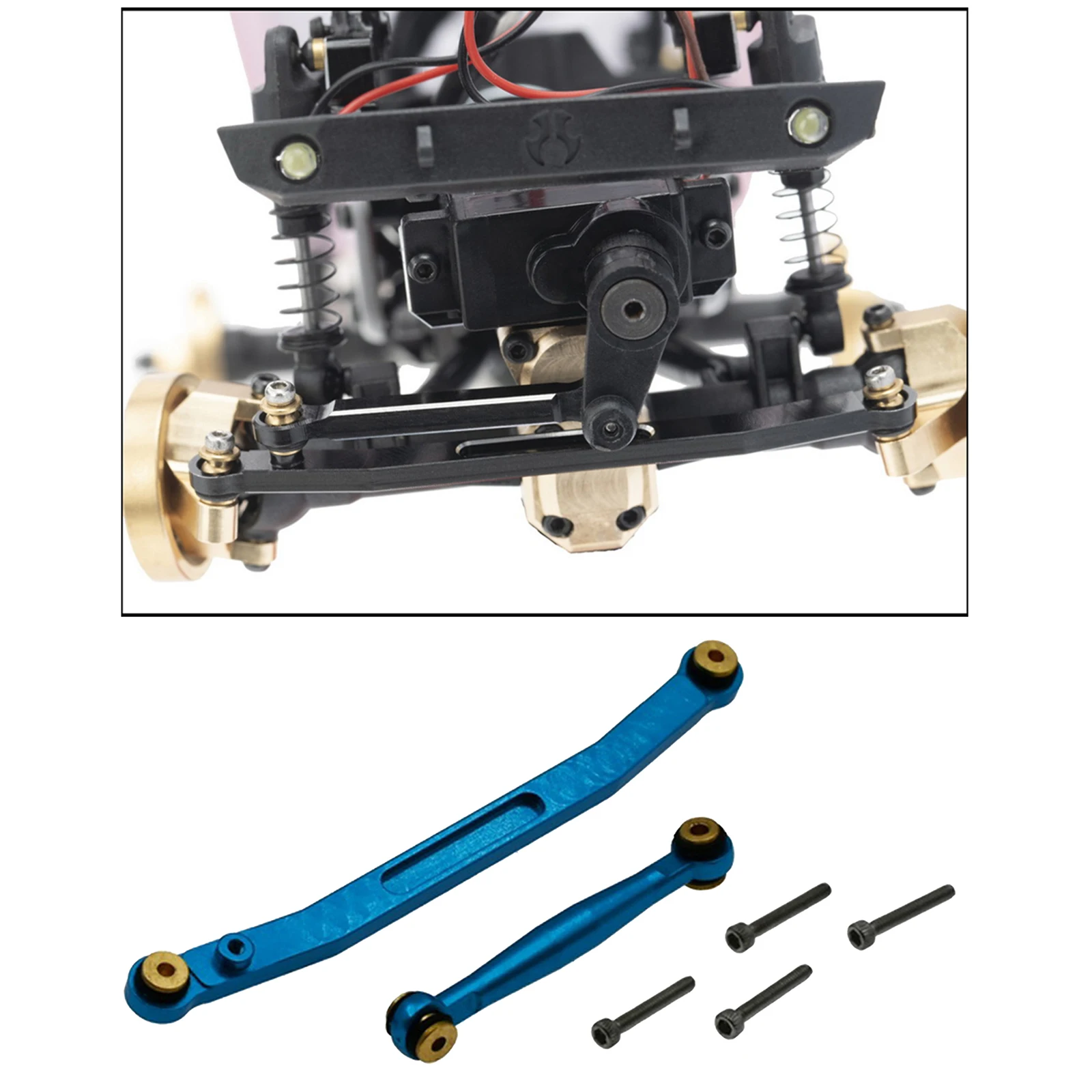 Steering Rod Links Linkage for Axial SCX24 AXI00002 AXI90081 RC Car Parts