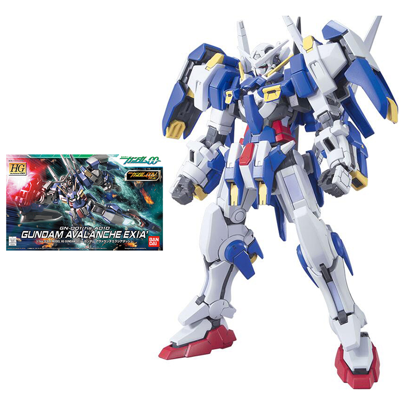 Brinquedos para Crianças Bandai Gundam Modelo Anime Figura Hg00 64 Gn-001 Avalanche Exia Genuíno Gunpla Ação Brinquedo Kit 1 Cheap Figuras de ação