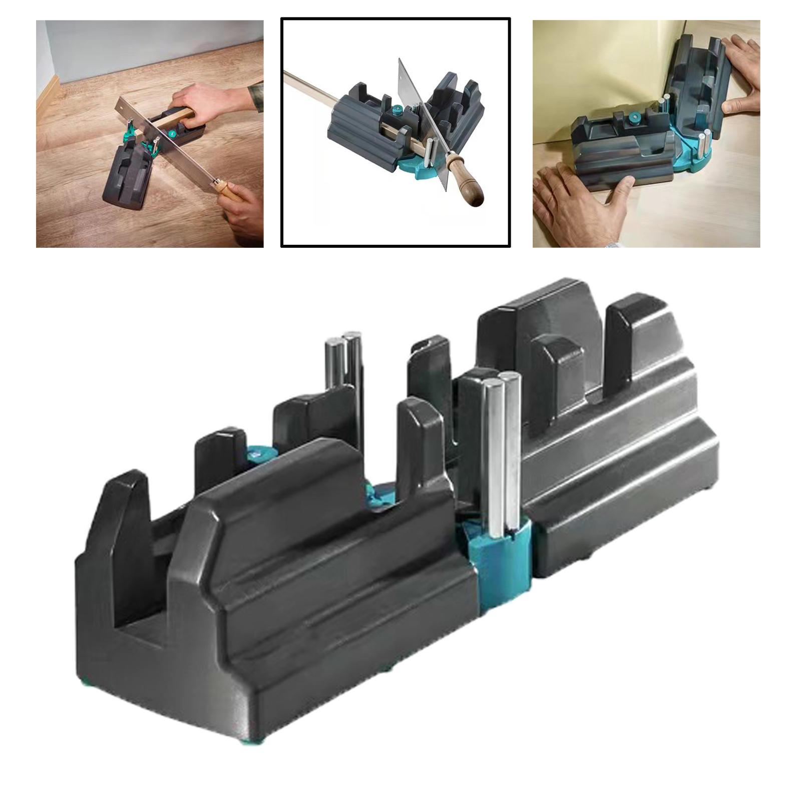 Plastic Bevel and Mitre Box Woodworking Measuring Carpenter Accessories Room Angles Cutting Multi Function Tool Crafts Supplies