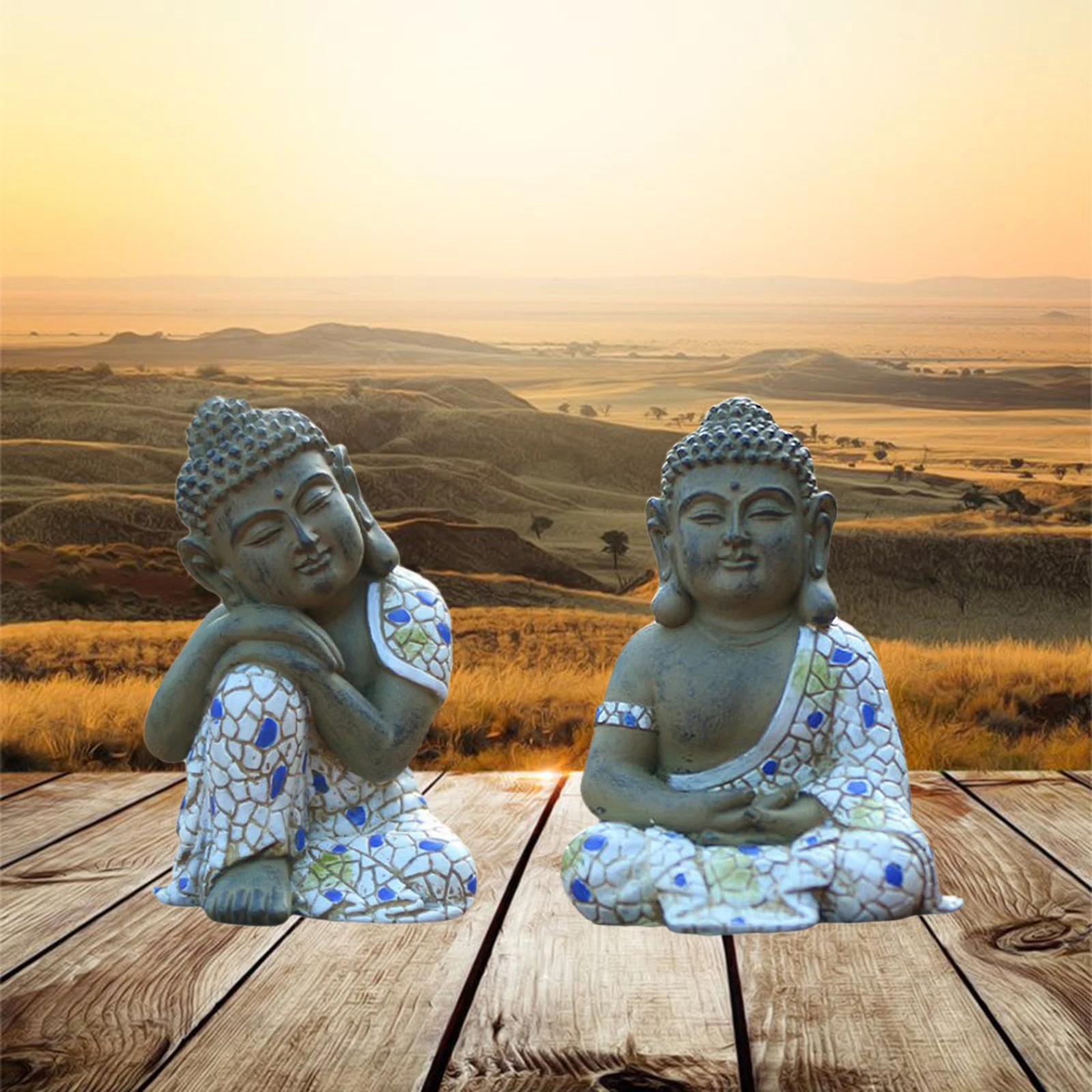 Buddha Statues,Southeast Asian Style Buddha Statues Decoration Outdoor Decor for Garden Yard Art Decoration