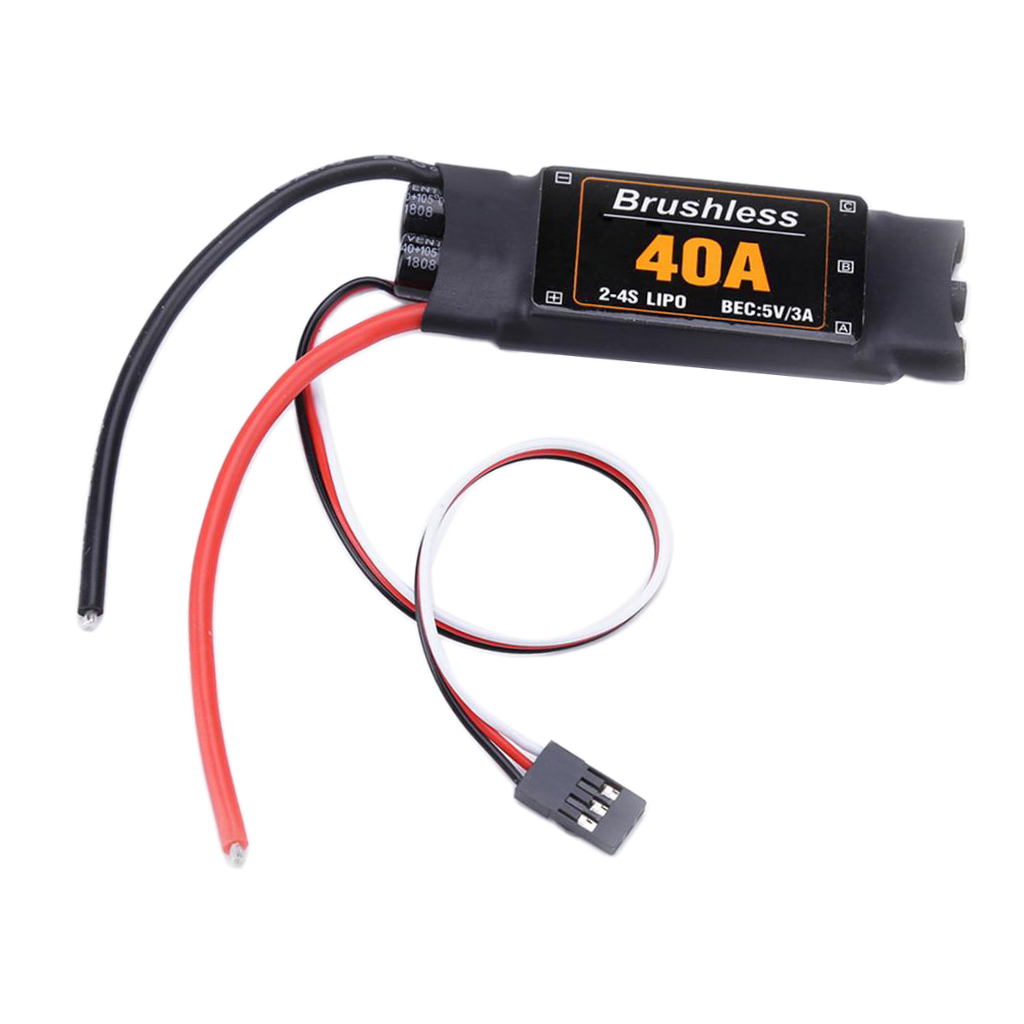 40A Brushless ESC BEC 5V/ 3A without   for Model Airplane Drone Parts