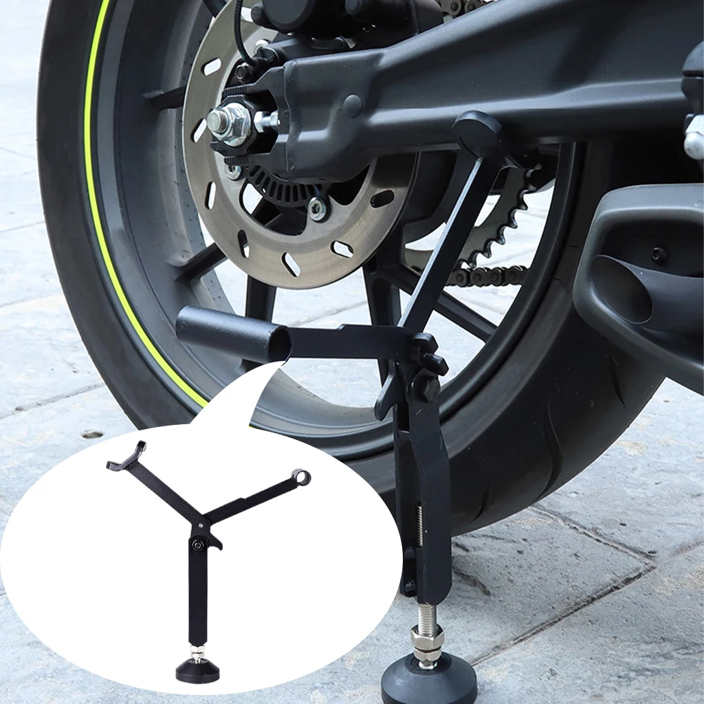 Motorbike Wheel Support Side Stands Motorcycle Wheel Lifter Side Stands Kickstand Bike Balancing Repairing Tool Accessories