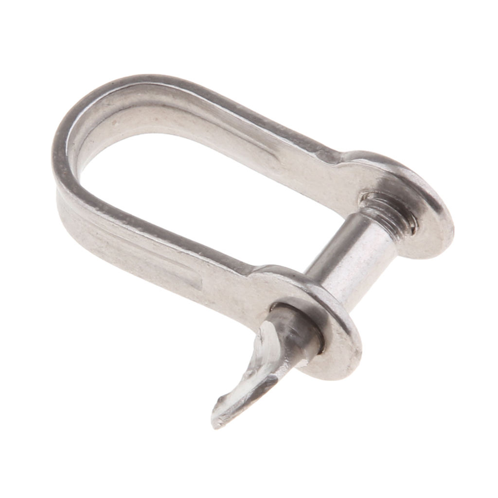 Boat Anchor Shackle Instruments D Shackle with Screw Pin 304 Marine Grade Stainless Steel