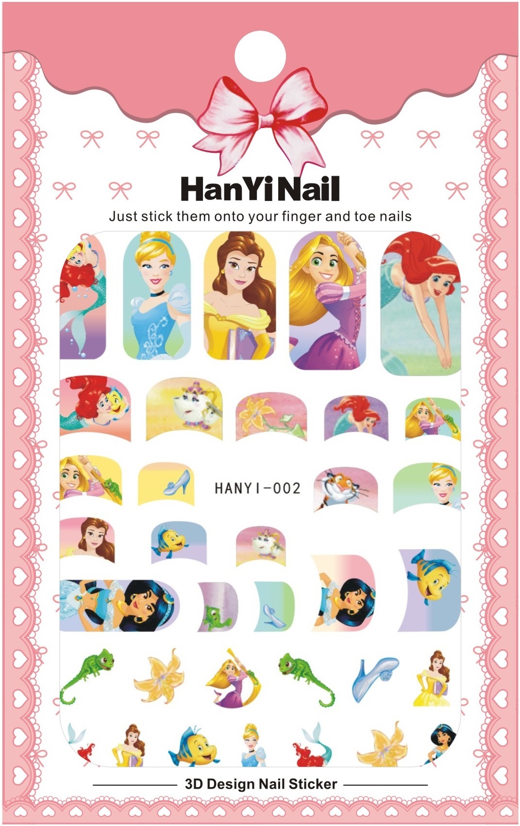 Best of 1PCS Disney Cartoon Anime Mickey Mouse Donald Duck Snow White Nail Sticker Stitch Winnie The Pooh Nail Slider Nail Beauty Reviews & Tips - Image 2