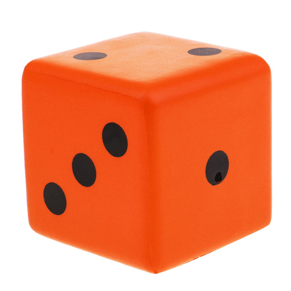 Sponge Dice Foam Dot Dice Playing Dice for Math Teaching Puzzle Toy 8cm