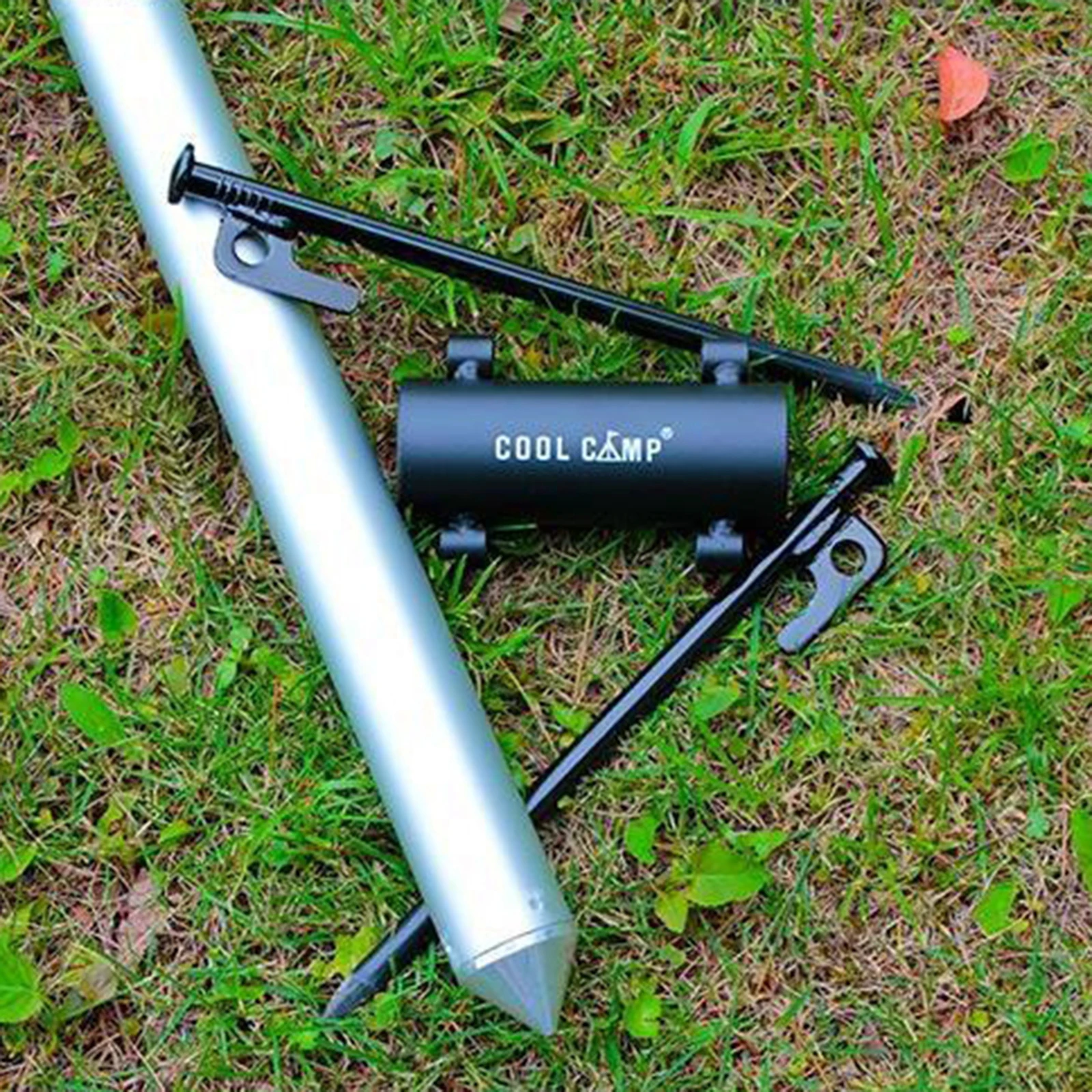 Solid Awning Rod Holder Outdoor Camping Canopy Pole Iron Holder Windproof Fixed Stand Accessories